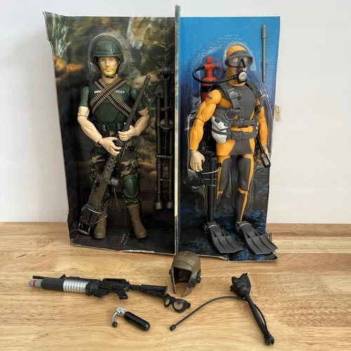 G I Joe By Land By Sea Plus Accessories,  Soldiers Set, 1/6 Scale, 2008