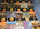 15 Beatles Vinyl 45s with Picture Sleeves-Lesser Quality