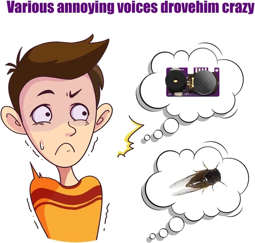 3 PACK Prank Device Cricket Noise Maker Prank Beeping for Several Months Hidden - Bild 3 von 10