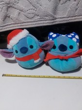 2 X 8inch Disney Lilo and Stitch Squishmallows One Tagged One Without  Clean Vgc