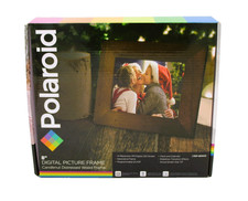 Polaroid 8" Digital Picture Frame Candlenut Wood PDF800CD Slideshow USB Open Box