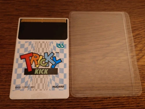 Tricky Kick (TurboGrafx-16, 1991) Turbo Grafx Duo Graphics 16 HuCard With Sleeve