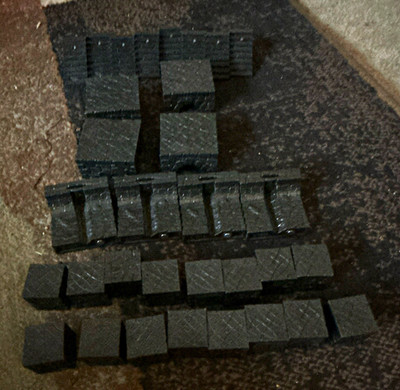 Dwarven forge cities Lowtown urban elevation arches x 2 + risers unpainted