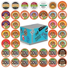 Flavored Decaf Coffee Pods Variety Pack, Mix of Decaffeinated Coffee Pods