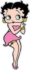 Betty Boop Kids Cartoon Car Bumper Window Locker Sticker Decal 3"X6"