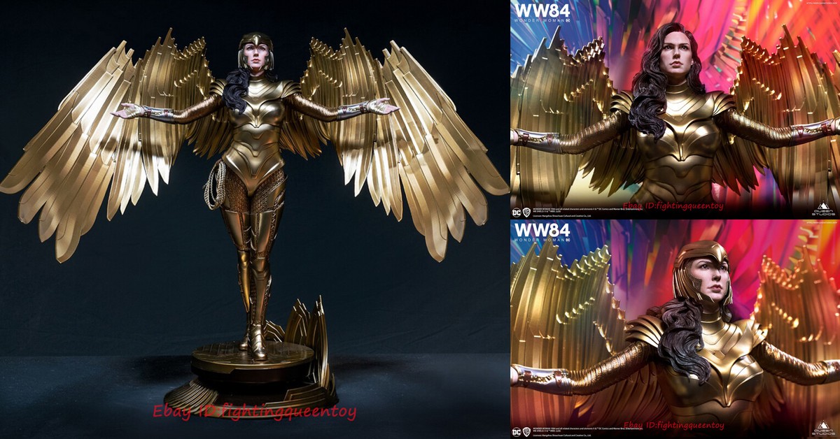 Queen Studios WW84 WONDER WOMAN Golden Armor EX Ver. 1/4 Statue