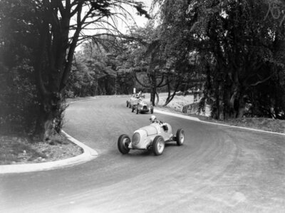 Reg Parnell, MG Magnette 1937 Motor Racing Old Photo