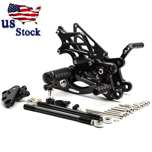 CNC Motorcycle Footrest Rearsets Foot Pegs For Honda CBR600RR GP Shift 2007-2008 - Picture 8 of 14