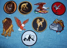 Various Animal Figures Embroidered Patches, New