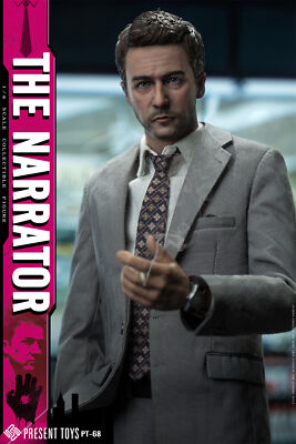 PRESENT TOYS PT-sp68 1/6 Edward Norton Narrator Action Figure | eBay 