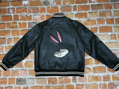 New Iceberg Since 1974 Leather Jacket Warner Bros Bug ´S New Iceberg Since 1974 Leather Jacket Warner Bros Bug ´S