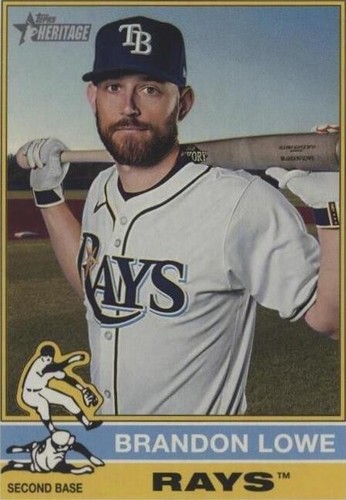 3Siri Brandon Lowe 2025 Finest Red Ref Baseball Rare Model Limited 