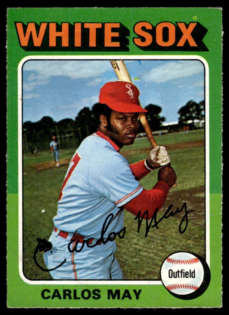 1975 O-Pee-Chee Carlos May Chicago White Sox #480 R133