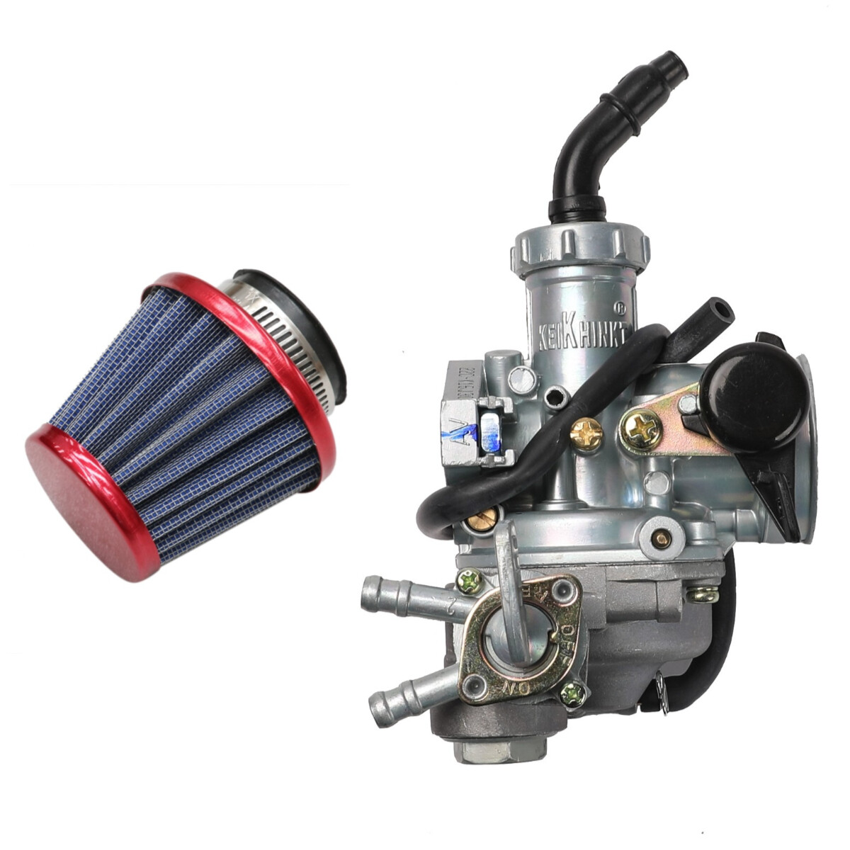 Vergaser 22 Mm + Luftfilter 38 Mm Für 110cc / 125cc ATV, Quad, Go-Kart, Dirt Bike – Ersatzteil Für Offroad-Motoren