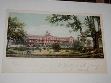 MOBILE ALABAMA - 1907 ERA POSTCARD - SPRING HILL COLLEGE