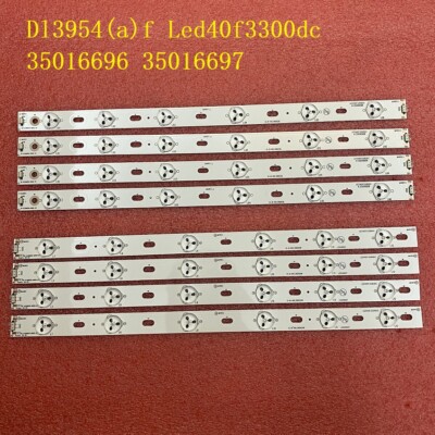 4pcs LED strip for Toshiba Dl3954(a)f Led40f3300dc 35016696