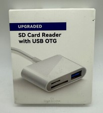 3-in-1 SD/TF Card Reader OTG Adapter - 2.0/3.0 USB Port for USB C Devices XCF138