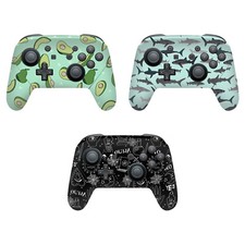 ANDREA LAUREN DESIGN ART MIX VINYL SKIN DECAL FOR NINTENDO SWITCH PRO CONTROLLER
