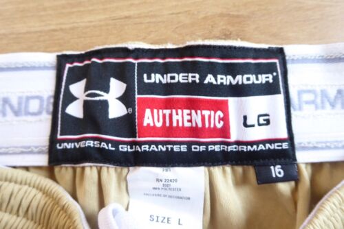 $85 RARE UA Mens L New Notre Dame College Basketball Shorts Long Authentic Sport - Picture 3 of 13