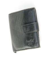Portefeuille Coca Cola noir clair carte sim occasion avec nombreux compartiments cuir rare