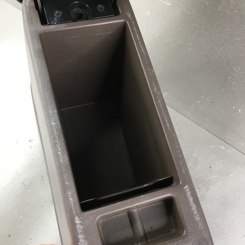 1996 1997 Nissan Pickup D21 Hardbody Truck Center Console Armrest OEM Brown - Picture 7 of 9