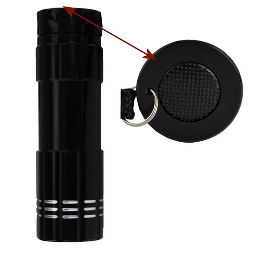 Mellert LED Taschenlampe mit Geschenkbox Leuchte Geschenk schwarz Lampe Light - Bild 3 von 5