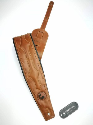 Ergostraps Chopper 4 -Custom All Brown- Guitar Strap Made In Chile Handmade