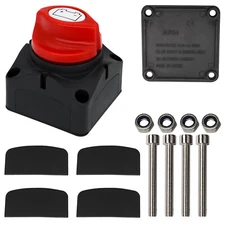 Battery Isolator Disconnect Cut Off Power Kill Switch For Car Boat RV ATV 300A