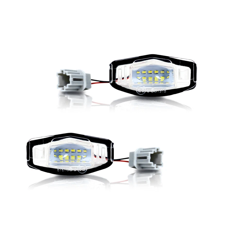 2X Luz LED de matrícula blanca para Honda Accord 2003-2017 sedán 4 puertas 6000 k Foto 3 de 4