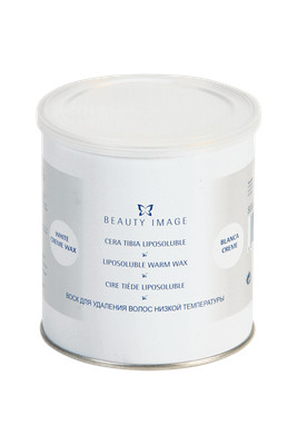 BEAUTY IMAGE - Warmwachs in Dose |  Creme | weiß