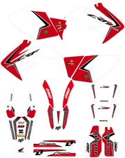 Fits Honda graphics CRF250x 2004 to 2016 CRF250X decal kit stickers kit