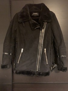 faux fur pull and bear