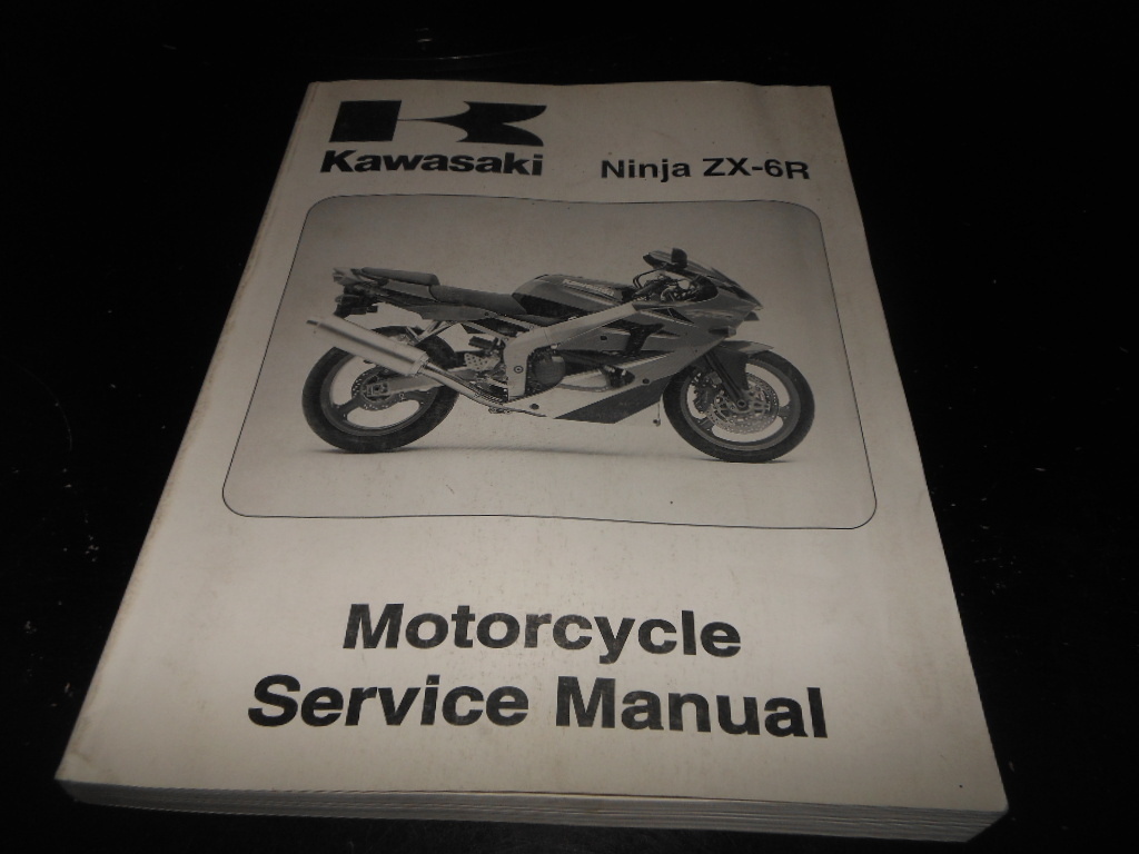 OEM Factory Kawasaki Service Manual 2004 ZX600 M1 ZX-6RR 17