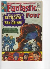 Fantastic Four #41 (Marvel Comics August 1965) G-VG