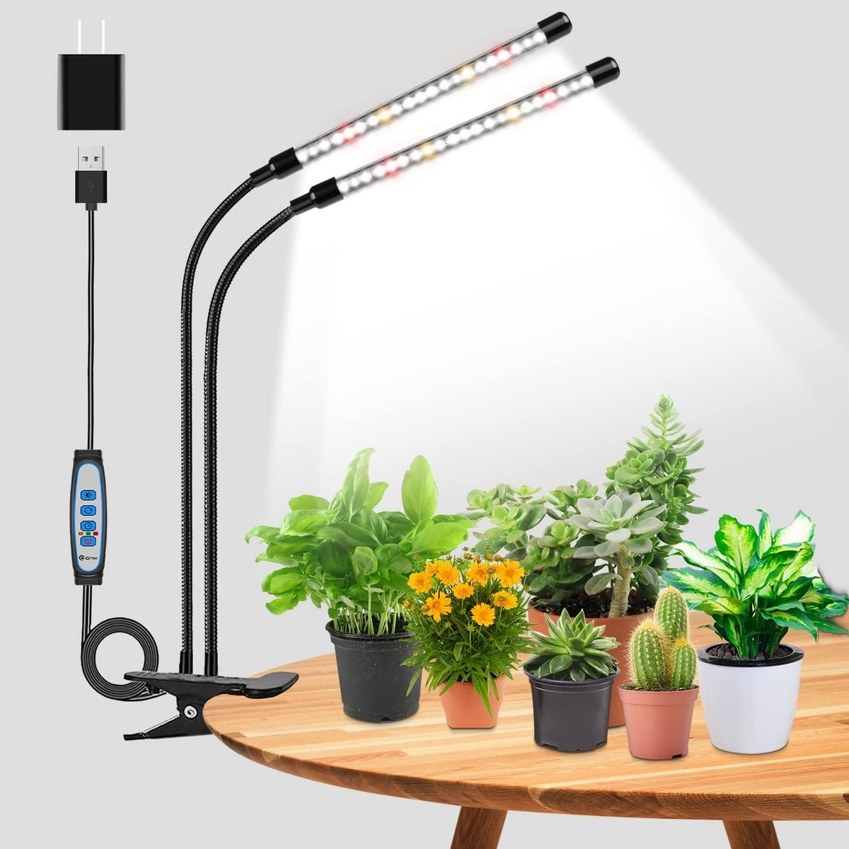 Wolezek Grow Lights for Indoor Plants, Full Spectrum LED Plant