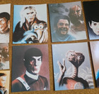 STAR TREK UNIQUE 8X10/3X5 PICTURES (14) SPOCK, KIRK, E.T., RONALD REAGAN, KHAN — photo 3