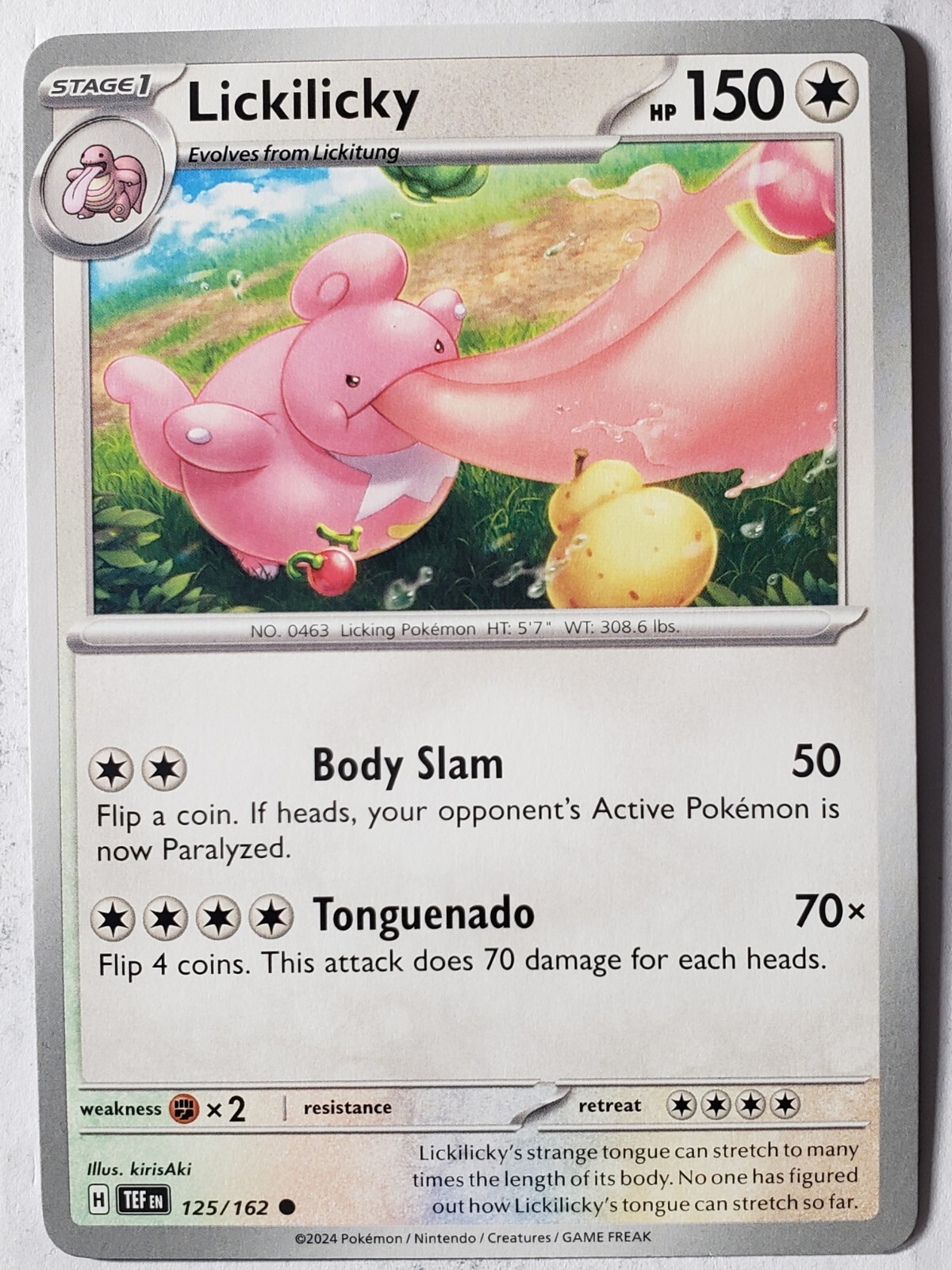 Lickilicky 125/162 NM / M - Temporal Forces Pokemon Card - $2 Combined Shipping