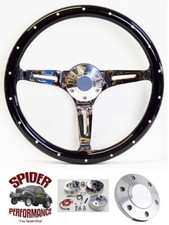 1967 Corvette Wood Steering Wheel 14 Black Widow 1967 Corvette Wood Steering Wheel 14 Black Widow