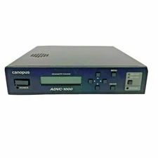 GRASS VALLEY CANOPUS ADVC-1000 BIDIRECTIONAL SDI TO IEEE-1394 A/V RS-422 SUPPORT