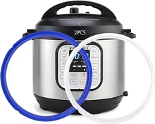 2 Pack Sealing Ring 6Qt for Instant Pot Sealing Ring for 6 & 5Qt Insta Pot, Food