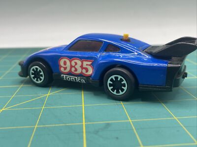 Vintage 1980's Porsche 935 Tonka Clutch Popper Car Blue Japan