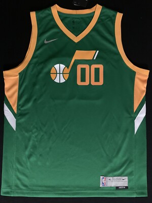 NWT Nike Jordan Clarkson Utah Jazz #00 Green Earned Edition