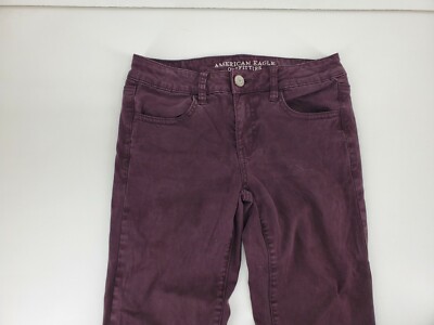 American Eagle Super Stretch Plum Purple Jegging Size Regular