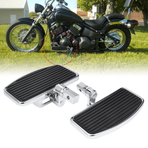 Front Rider Footboards Floorboards for Yamaha V-Star XVS400 650 1100 1988-2016 - Picture 9 of 12