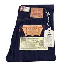 Levi's Vintage Clothing 1966 501 Original Fit Selvedge Jeans Size 32 x 34 LVC