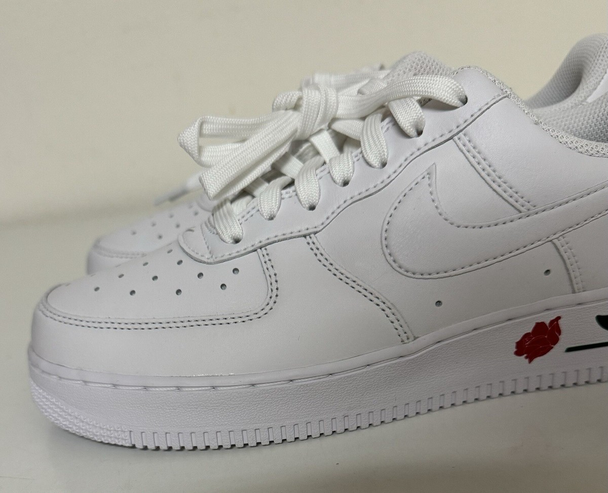 Nike Air Force 1 Low Rose Mens Sz 7/ Women's Sz 8.5 White Nike Air Force 1 Low Rose Mens Sz 7/ Women's Sz 8.5 White