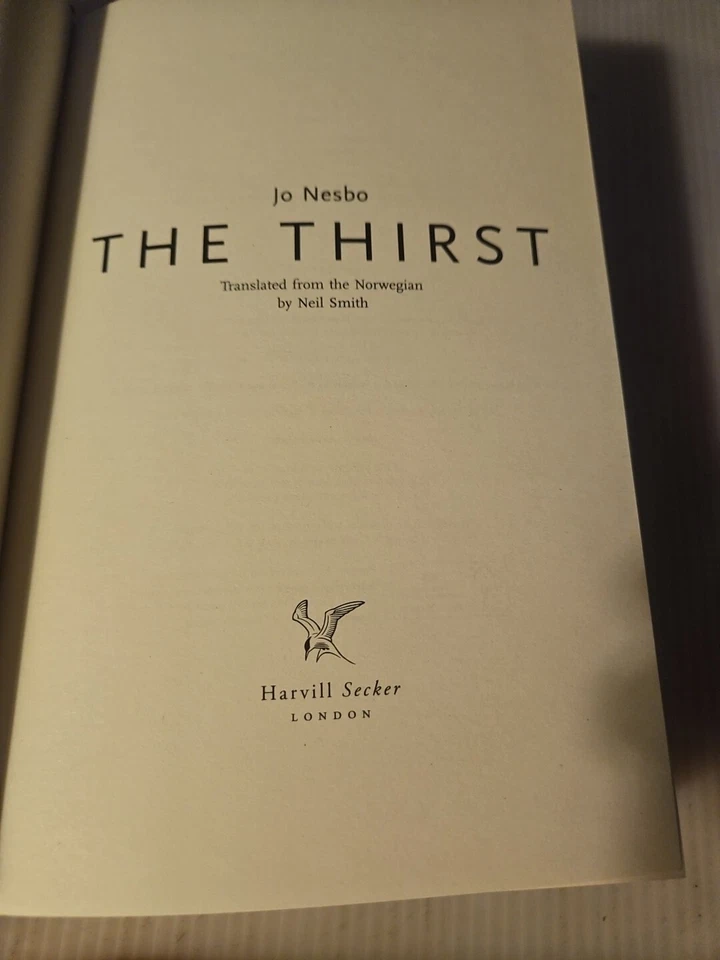 2017, "The Thirst" Harry Hole 11 by Nesbo, Jo Hardcover Book - Image 4 of 4