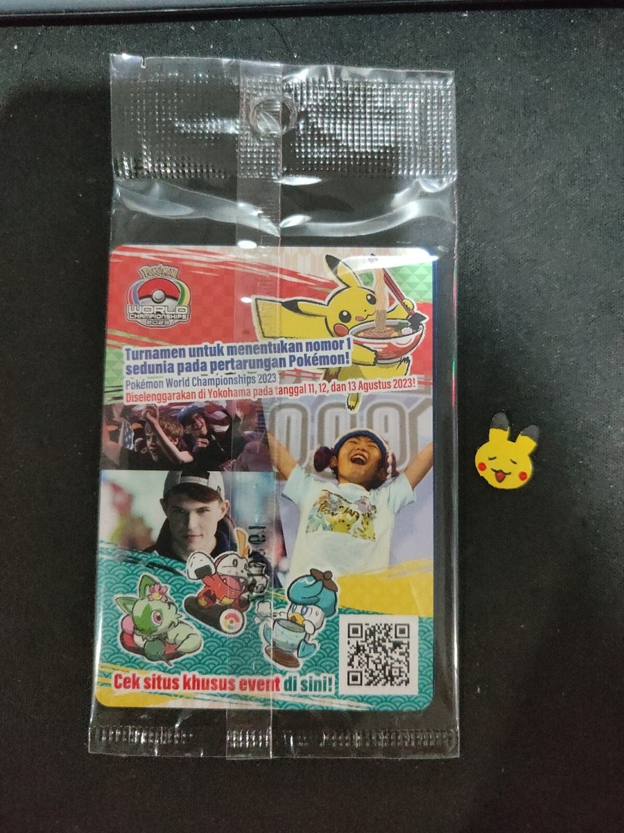 ポケモンWCS2023 入場バッジ 新品 WCS2023 ポケモンセンター ピンズ 4種セット 記念グッズ