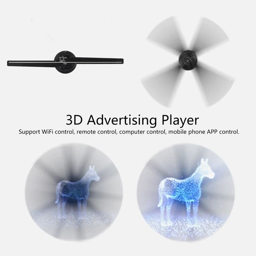 42cm 3D Holographic FanHologram Projector LED Photo Video Fan Advertising O - Picture 2 of 12