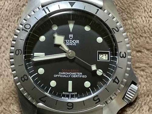 Tudor Ref.70150 Data Nero Bay P01 Cronometro Orologio Uomo Automatico Auth  Works | eBay